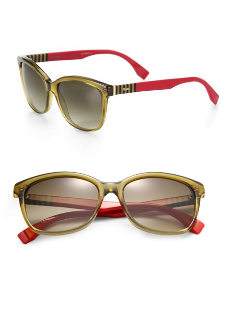 fendi red sunglasses